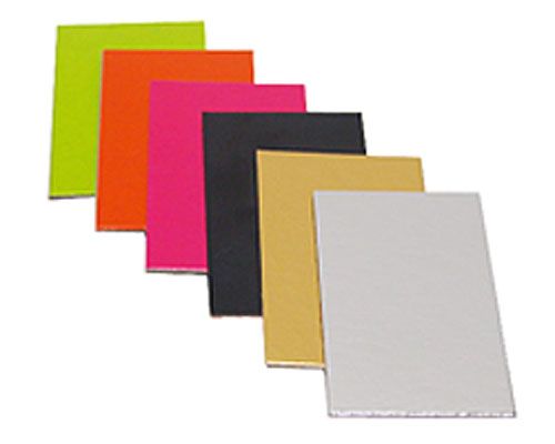 Cardboardsheet 58x33mm / 200pcs goldshine