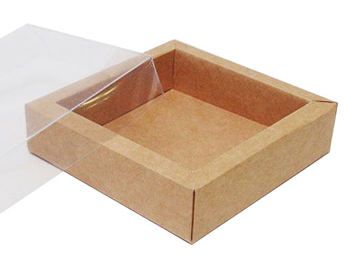 Windowbox 90x90x30mm interior kraft-brown