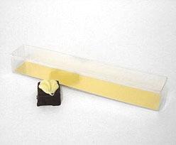 PVC L150xW30xH25mm transparant