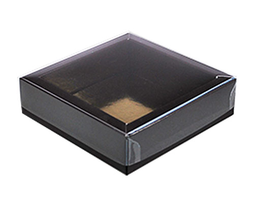 Windowbox 90x90x30mm interior chocolat laque