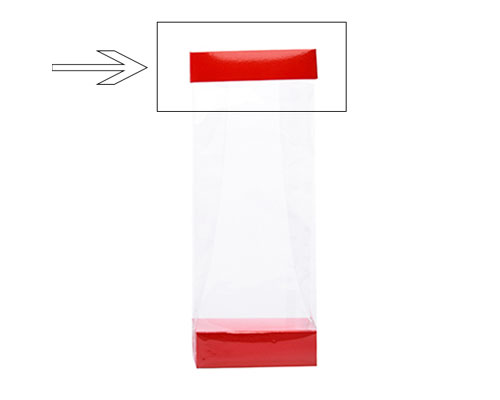 Arosa clip 100mm rouge laque