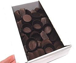 Cuvetten pour mettre vos chocolats brun 1000 pcs / boite
