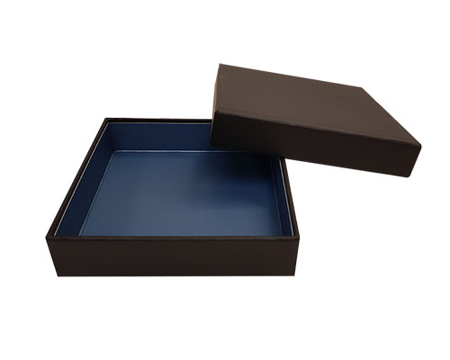 Royal box L109xW109xH24 black sea blue 