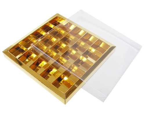 Windowbox 166x166x19mm 25 division goldshine