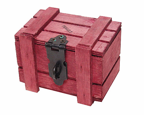 Crate Wood small, fraise