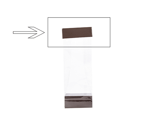 Arosa clip 70mm chocolat laque