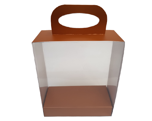 Pvc box shoe L170xW80xH170mm interior hazelnut