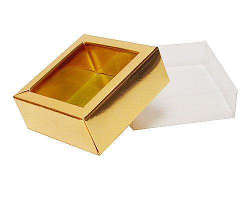 Windowbox 60x60x30mm interior goldshine