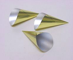 Alu Cones Small 1000 pcs/box Gold