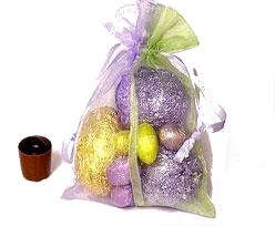 Zakje twotone lilagroen