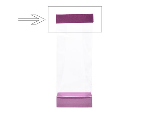 Arosa clip 100mm plum