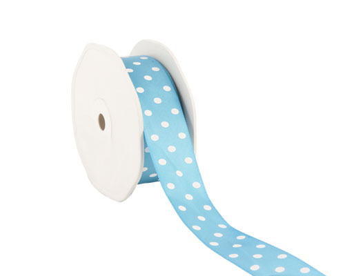 Ribbon dots 23mm/20mtr. col.55 turquoise