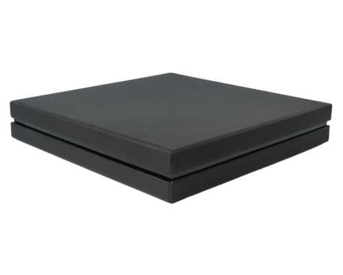 Portofino box L204xW204xH31mm + compartments black harvest gold