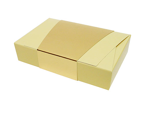 Ballotin enveloppe 184x117x35mm creme laque