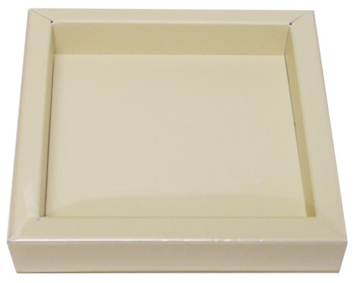 Windowbox 100x100x19mm ivory