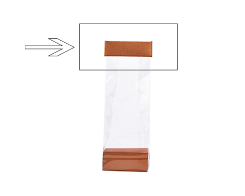 Arosa clip 70mm coppertin