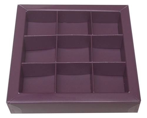 Windowbox 100x100x19mm 9 division fig