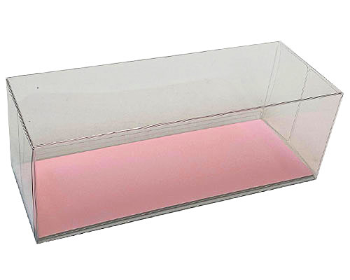 Cakebox transparent L220xW80xH80mm lotus