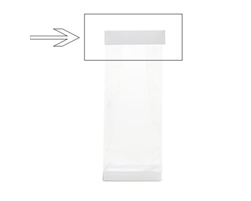 Arosa clip 100mm white