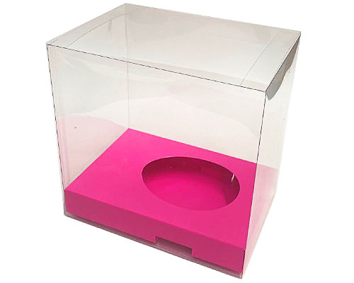 Easteregg box transparent no.5 XL fuchsia