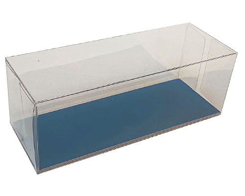 Cakebox transparent L220xW80xH80mm seablue