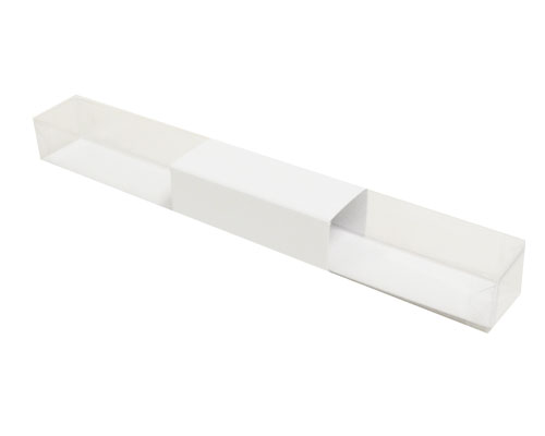 PVC L250xW30xH25mm white with sleeve