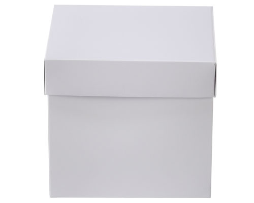 Cubebox 115x115x105mm Duomat white- Shiny white