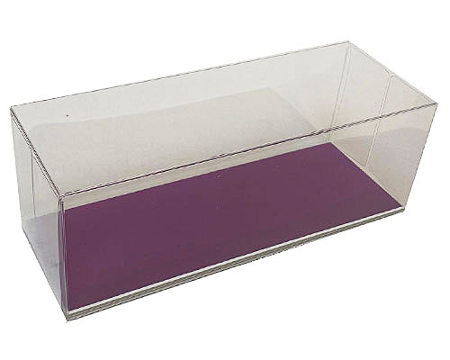 Cakebox transparent L220xW80xH80mm purple