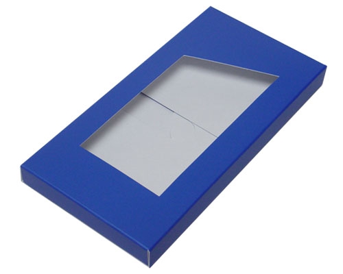 Box for chocolate bar ocean blue