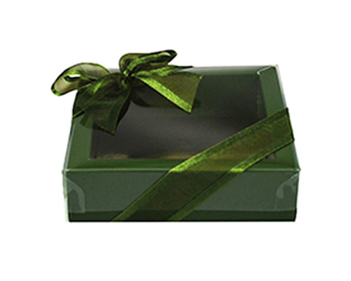 Windowbox 90x90x30mm interior vert foret laque