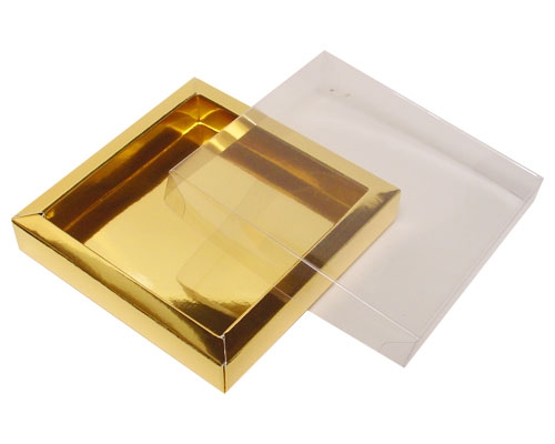 Windowbox 100x100x19mm goldshine