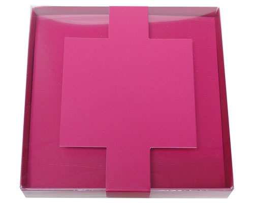 Windowbox carre large with sleeve 140x140x19mm dahlia