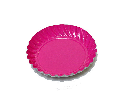 Bordje rond dia 55mm fuchsia