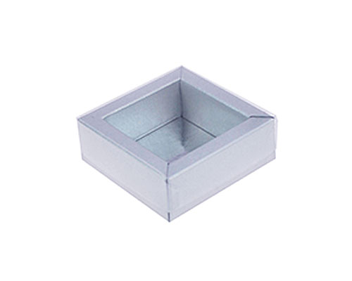 Windowbox 60x60x30mm interior silvertin