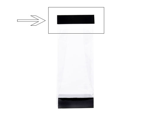 Arosa clip 100mm noir laque