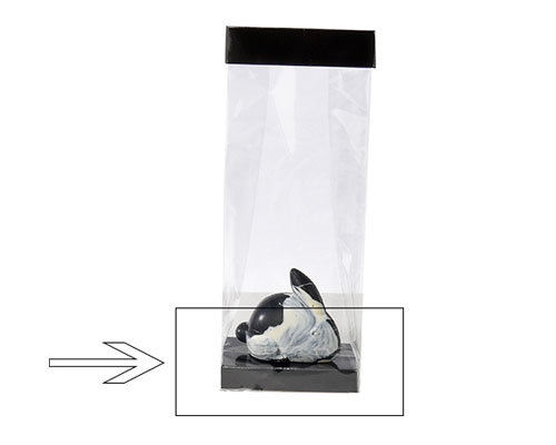 Arosabase 100x60x17mm noir laque