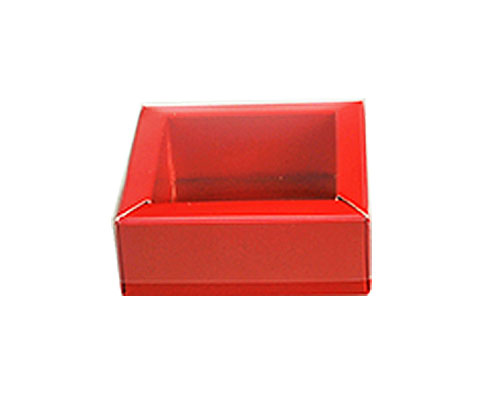 Windowbox 60x60x30mm rouge laque