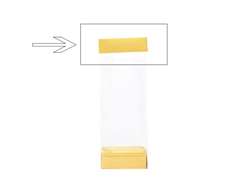 Arosa clip 80mm goldyellow