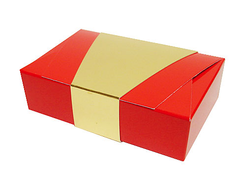 Ballotin enveloppe 142x90x35mm rouge laque