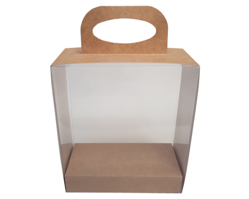 Pvc box shoe L170xW80xH170mm interior kraft