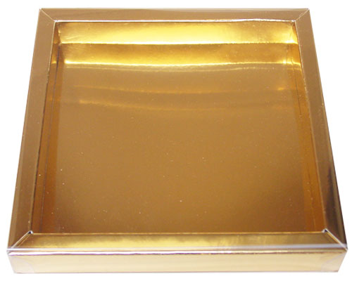 Windowbox 133x133x19mm goldshine