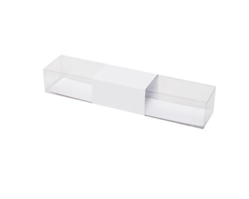 PVC L150xW30xH25mm white with sleeve