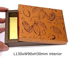 box cacao, bronztwist/coppertin top